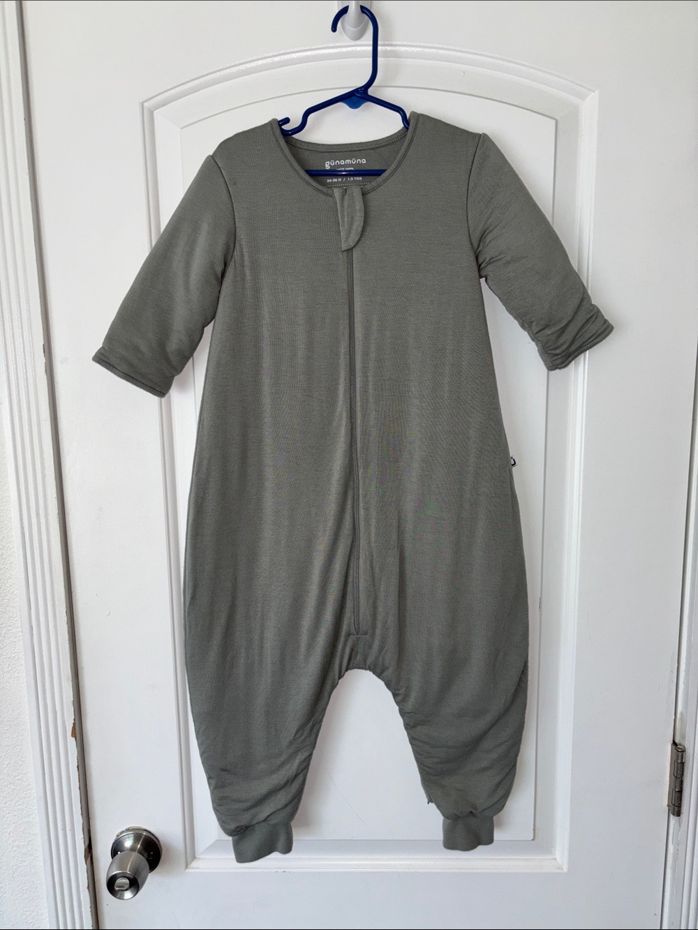 Gunamuna 1.0 tog long sleeve leg sleep sack sleeper pajamas 24-36 months